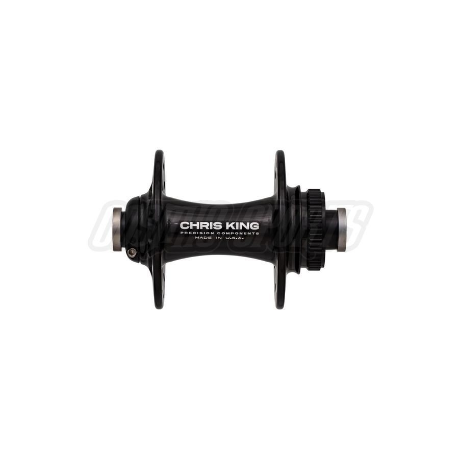 CHRIS KING R45 DISC CENTERLOCK HUB FRONT, 100X12MM, 24 H., STEEL-BEARING CHRIS KING R45 DISC CENTERLOCK HUB FRONT, 100X12MM, 24 H., STEEL-BEARING