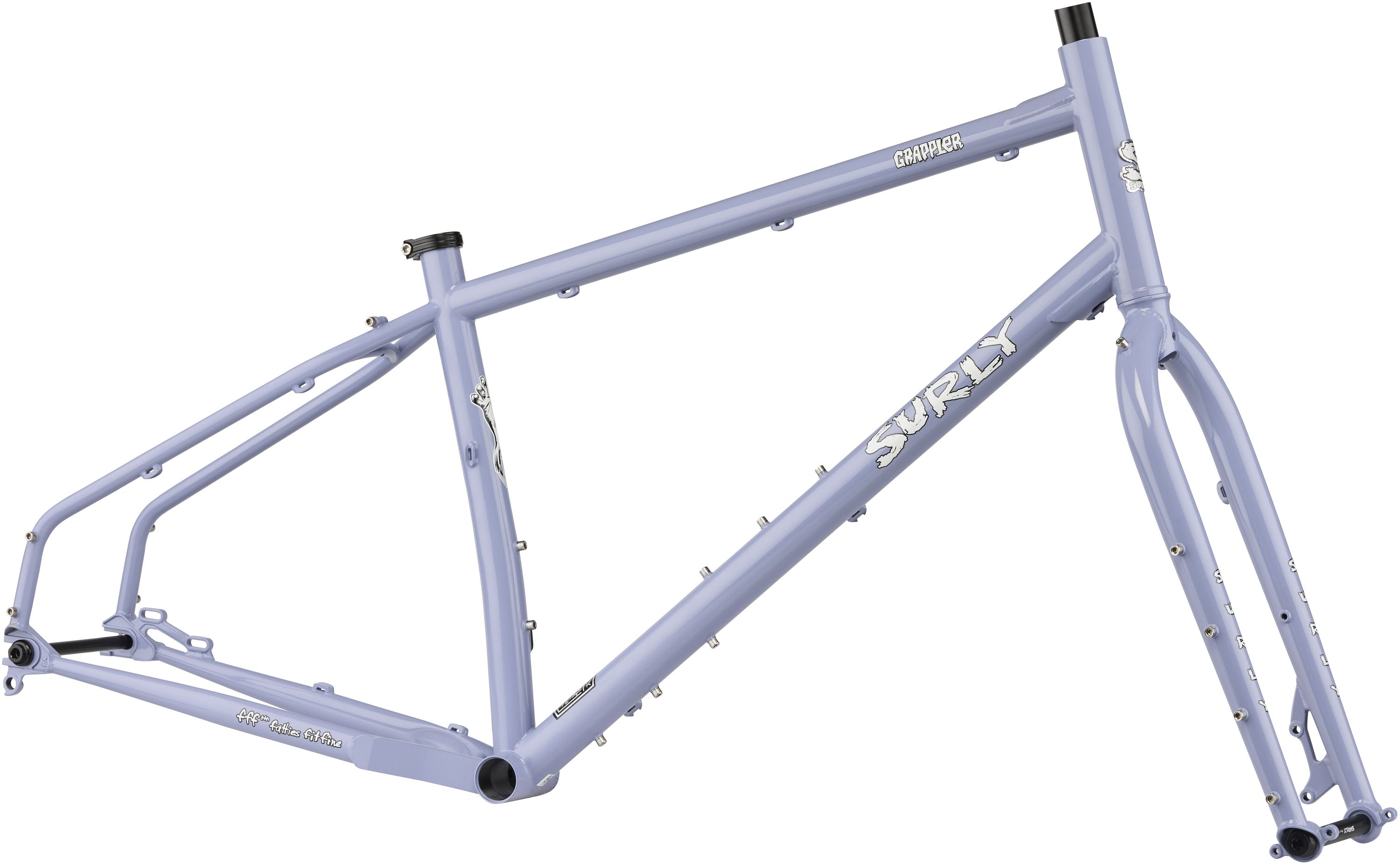SURLY GRAPPLER MTB FRAME KIT, 27.5", PURPLE, S SURLY GRAPPLER MTB FRAME KIT, 27.5", PURPLE, S