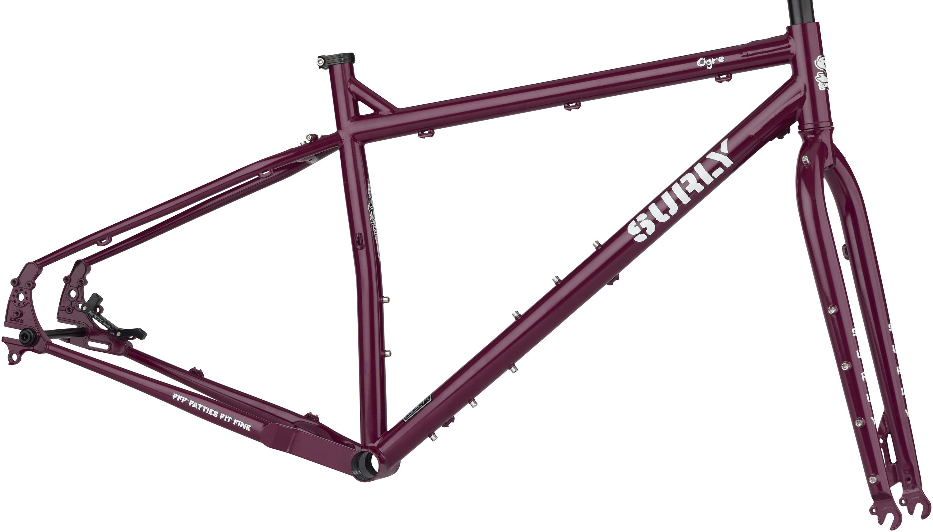 SURLY OGRE MTB FRAME KIT, 27.5+/29", PURPLE, S SURLY OGRE MTB FRAME KIT, 27.5+/29", PURPLE, S