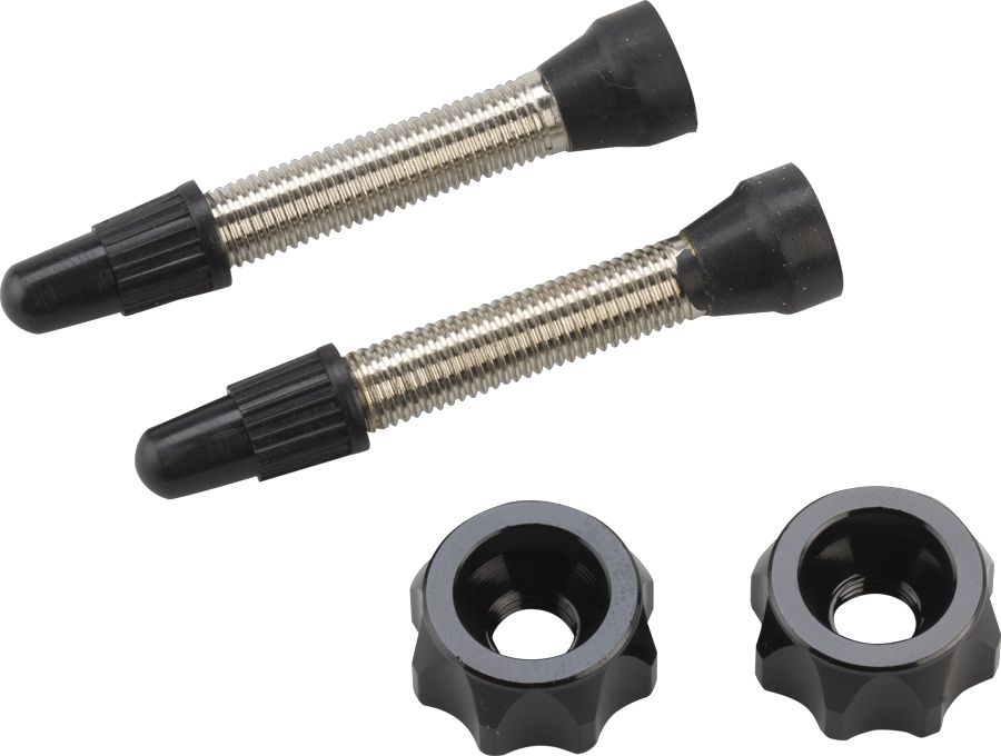 PROBLEM SOLVERS SUPER P-NUT VALVE KIT, PAIR, BLACK PROBLEM SOLVERS SUPER P-NUT VALVE KIT, PAIR, BLACK