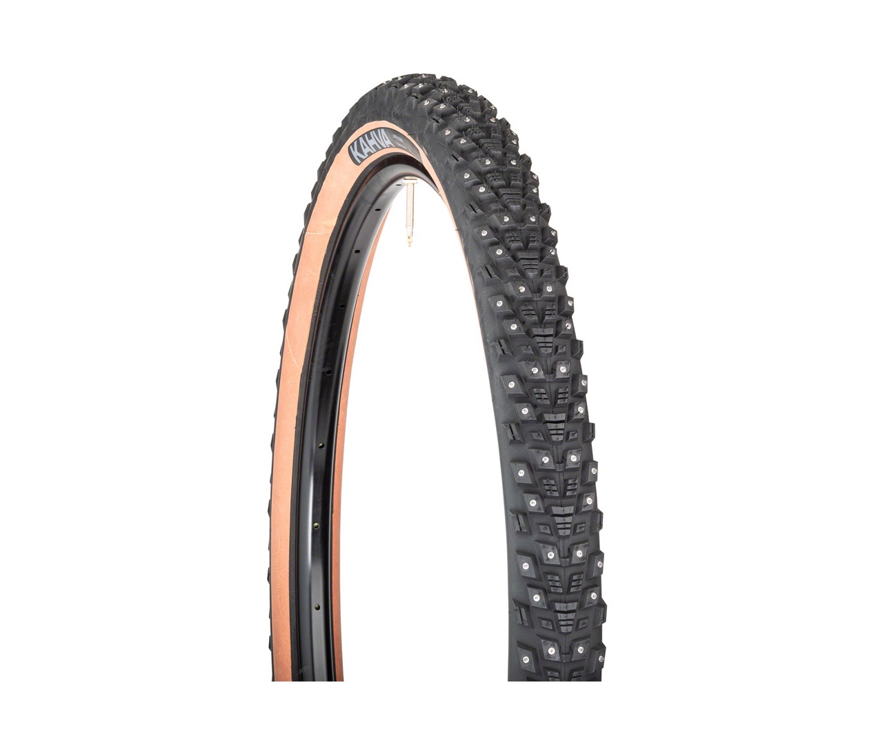 45NRTH KAHVA FOLDING TIRE, 29X2.25", 57-622, 252 CONCAVE CARBID STUDS, 60TPI, TUBELESS READY 45NRTH KAHVA FOLDING TIRE, 29X2.25", 57-622, 252 CONCAVE CARBID STUDS, 60TPI, TUBELESS READY