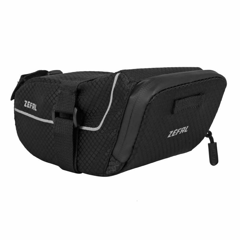 SACOCHE DE SELLE VELO ZEFAL ZLIGHT PACK M 0.9L NOIR-GRIS FIXATION VELCRO SACOCHE DE SELLE VELO ZEFAL ZLIGHT PACK M 0.9L NOIR-GRIS FIXATION VELCRO
