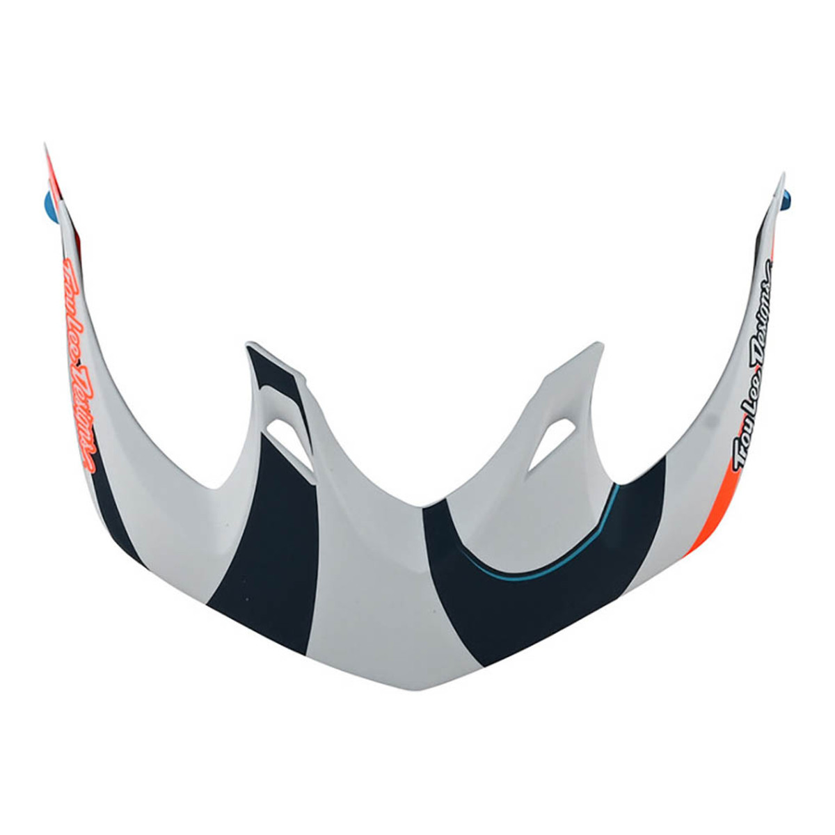 TROY LEE DESIGNS A1 HELMET VISOR, WELTER WHITE/MARINE, ONE SIZE TROY LEE DESIGNS A1 HELMET VISOR, WELTER WHITE/MARINE, ONE SIZE