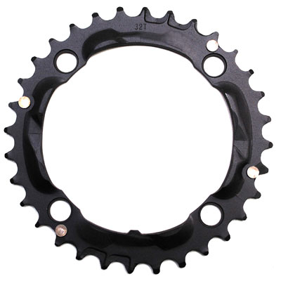 PLATEAU VTT 4BRA D.104 STRONGLIGHT TRIPLE 32DTS MILIEU NOIR ALU 8-9V. PLATEAU VTT 4BRA D.104 STRONGLIGHT TRIPLE 32DTS MILIEU NOIR ALU 8-9V.