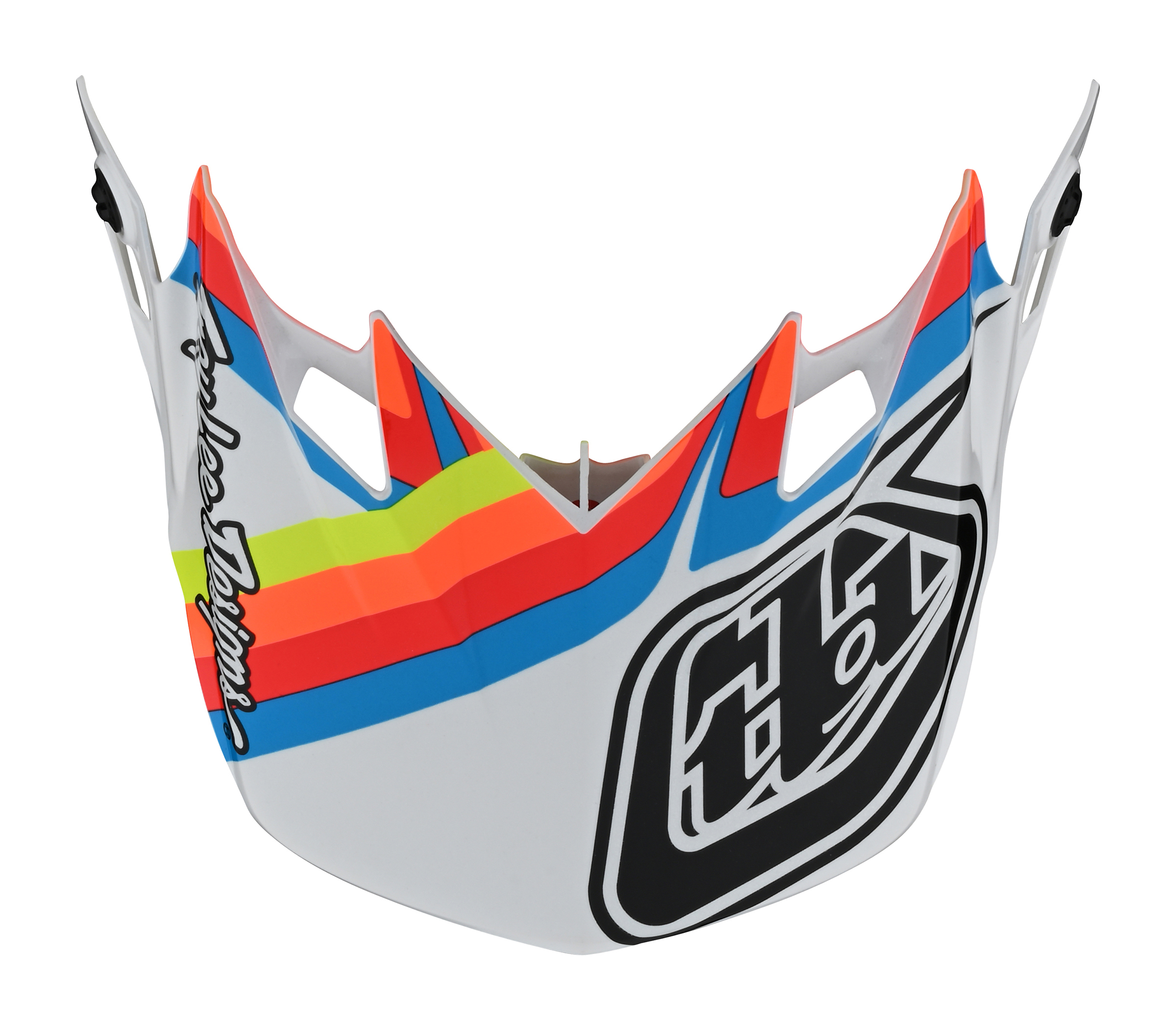 TROY LEE DESIGNS SE4 HELMET VISOR, WARPED, WHITE, ONE SIZE