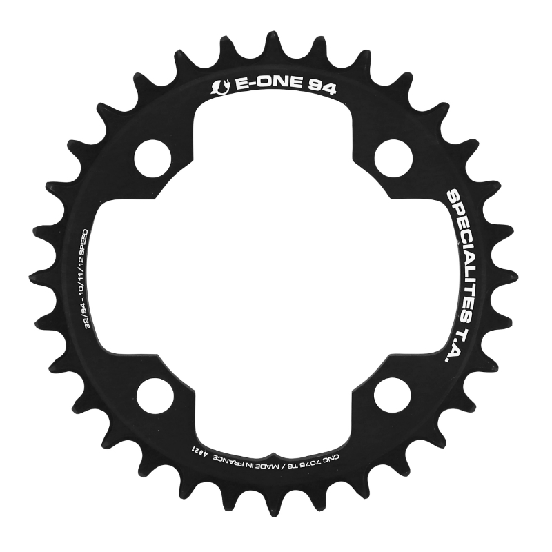 PLATEAU VAE-E-BIKE 4BRA D.94 POUR BROSE - SPECIALIZED TA 32DTS MONO E-ONE NOIR ALU 7075 NARROW WIDE PLATEAU VAE-E-BIKE 4BRA D.94 POUR BROSE - SPECIALIZED TA 32DTS MONO E-ONE NOIR ALU 7075 NARROW WIDE