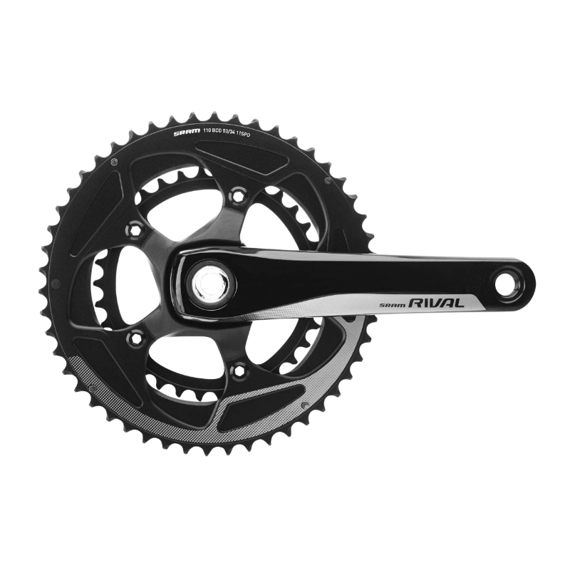 PEDALIER ROUTE SRAM 11V. RIVAL GXP NOIR BB AXE INTEGRE 172.5MM 36X52DTS (SANS CUVETTES) PEDALIER ROUTE SRAM 11V. RIVAL GXP NOIR BB AXE INTEGRE 172.5MM 36X52DTS (SANS CUVETTES)