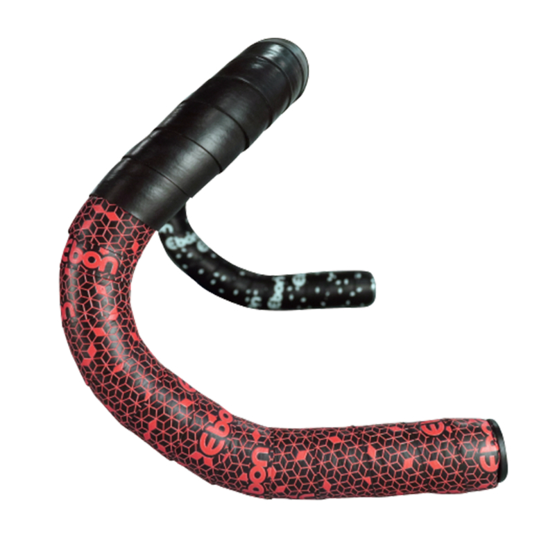 RUBAN DE GUIDON - CINTRE NEWTON EBON NOIR DEGRADE ROUGE AVEC BOUCHONS (CONFORTABLE EPAISSEUR 2.6MM) RUBAN DE GUIDON - CINTRE NEWTON EBON NOIR DEGRADE ROUGE AVEC BOUCHONS (CONFORTABLE EPAISSEUR 2.6MM)