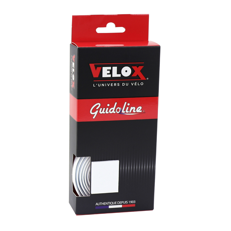 RUBAN DE GUIDON - CINTRE VELOX ULTRAGRIP 2.5MM BLANC - GUIDOLINE RUBAN DE GUIDON - CINTRE VELOX ULTRAGRIP 2.5MM BLANC - GUIDOLINE