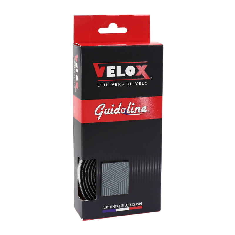 RUBAN DE GUIDON - CINTRE VELOX ULTRAGRIP 2.5MM GRIS - GUIDOLINE RUBAN DE GUIDON - CINTRE VELOX ULTRAGRIP 2.5MM GRIS - GUIDOLINE