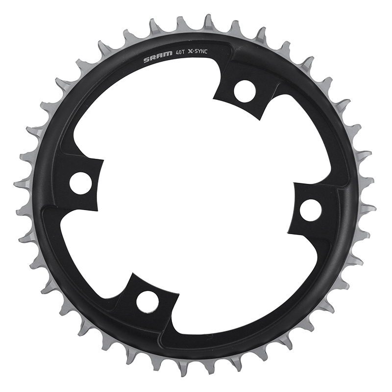 PLATEAU ROUTE-GRAVEL DIRECT MOUNT POUR SRAM ORIGINE 40DTS MONO X-SYNC RED - FORCE AXS ALU NOIR 12V. PLATEAU ROUTE-GRAVEL DIRECT MOUNT POUR SRAM ORIGINE 40DTS MONO X-SYNC RED - FORCE AXS ALU NOIR 12V.