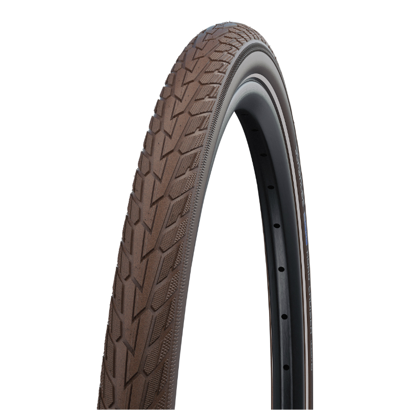 PNEU VTT URBAIN 26 X 1.75 SCHWALBE ROAD CRUISER HS484 MARRON TR (47-559) FLANC REFLEX PNEU VTT URBAIN 26 X 1.75 SCHWALBE ROAD CRUISER HS484 MARRON TR (47-559) FLANC REFLEX