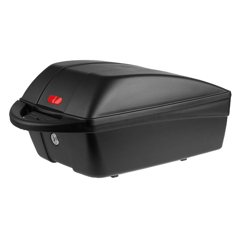 TOP CASE VELO BOX POLISPORT 11L NOIR FIXATION MIK-MIK-HD SUR PORTE BAGAGE A CLE (LONG 43CM X LARG 26CM X HAUT 20CM) - POIDS MAX 5KGS TOP CASE VELO BOX POLISPORT 11L NOIR FIXATION MIK-MIK-HD SUR PORTE BAGAGE A CLE (LONG 43CM X LARG 26CM X HAUT 20CM) - POIDS MAX 5KGS