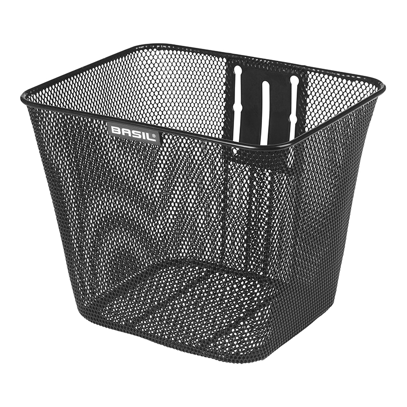 PANIER AVANT ACIER NID ABEILLE BASIL BILBAO NOIR (22X26X27 CM) -VENDU AVEC FIXATION POTENCE PLONGEUR PANIER AVANT ACIER NID ABEILLE BASIL BILBAO NOIR (22X26X27 CM) -VENDU AVEC FIXATION POTENCE PLONGEUR
