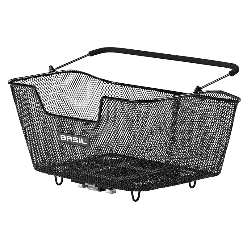 PANIER ARRIERE ACIER NID ABEILLE BASIL BASE MEDIUM NOIR POUR FIXATION SYSTEME MIK IDEAL POUR E-BIKE-VAE (L43XL30XH23CM) PANIER ARRIERE ACIER NID ABEILLE BASIL BASE MEDIUM NOIR POUR FIXATION SYSTEME MIK IDEAL POUR E-BIKE-VAE (L43XL30XH23CM)