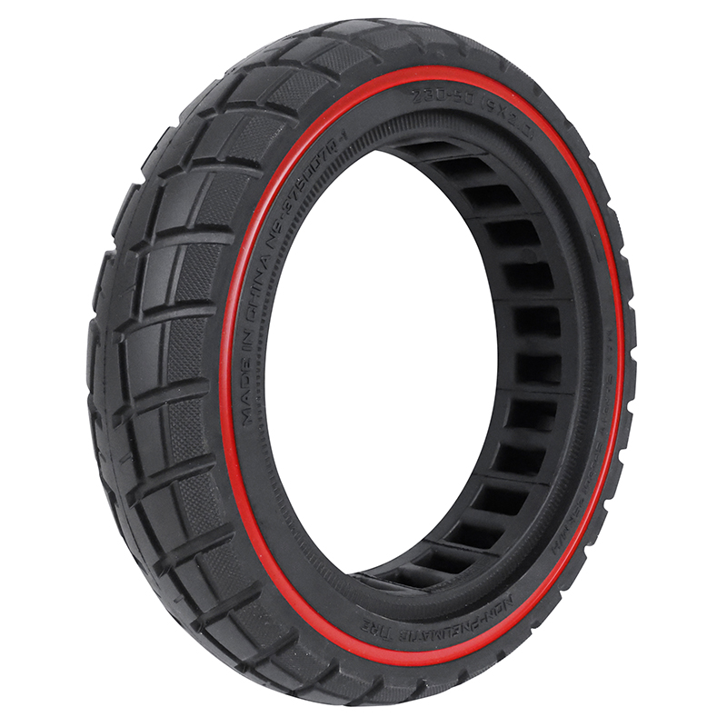 PNEU TROTTINETTE PLEIN 230 X 50 NOIR LISERET ROUGE (ULTRA LEGER) PNEU TROTTINETTE PLEIN 230 X 50 NOIR LISERET ROUGE (ULTRA LEGER)