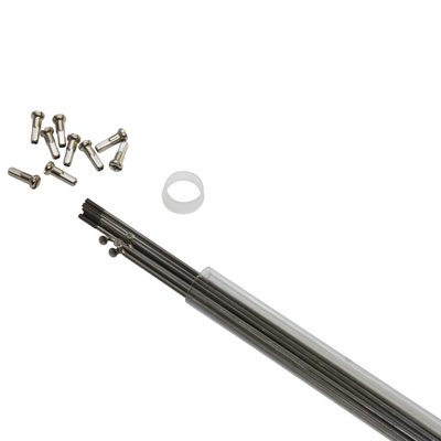 RAYON INOX ARGENT 2MM L 276MM TETE COUDEE AVEC ECROU (TUBE DE 10) RAYON INOX ARGENT 2MM L 276MM TETE COUDEE AVEC ECROU (TUBE DE 10)