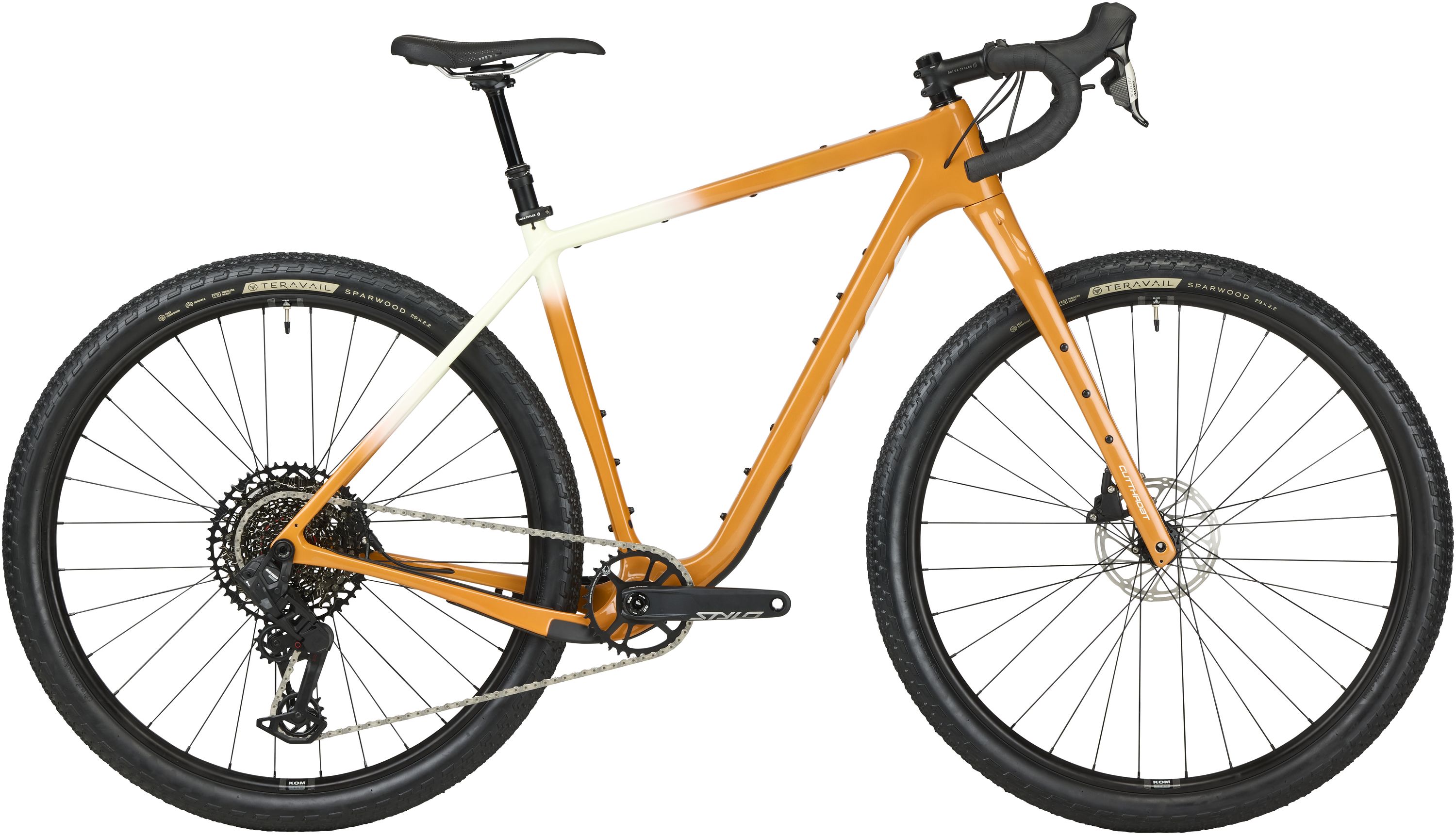 SALSA CUTTHROAT CARBON APEX EAGLE AXS BIKE, 29", M/56CM, TANGERINE SALSA CUTTHROAT CARBON APEX EAGLE AXS BIKE, 29", M/56CM, TANGERINE