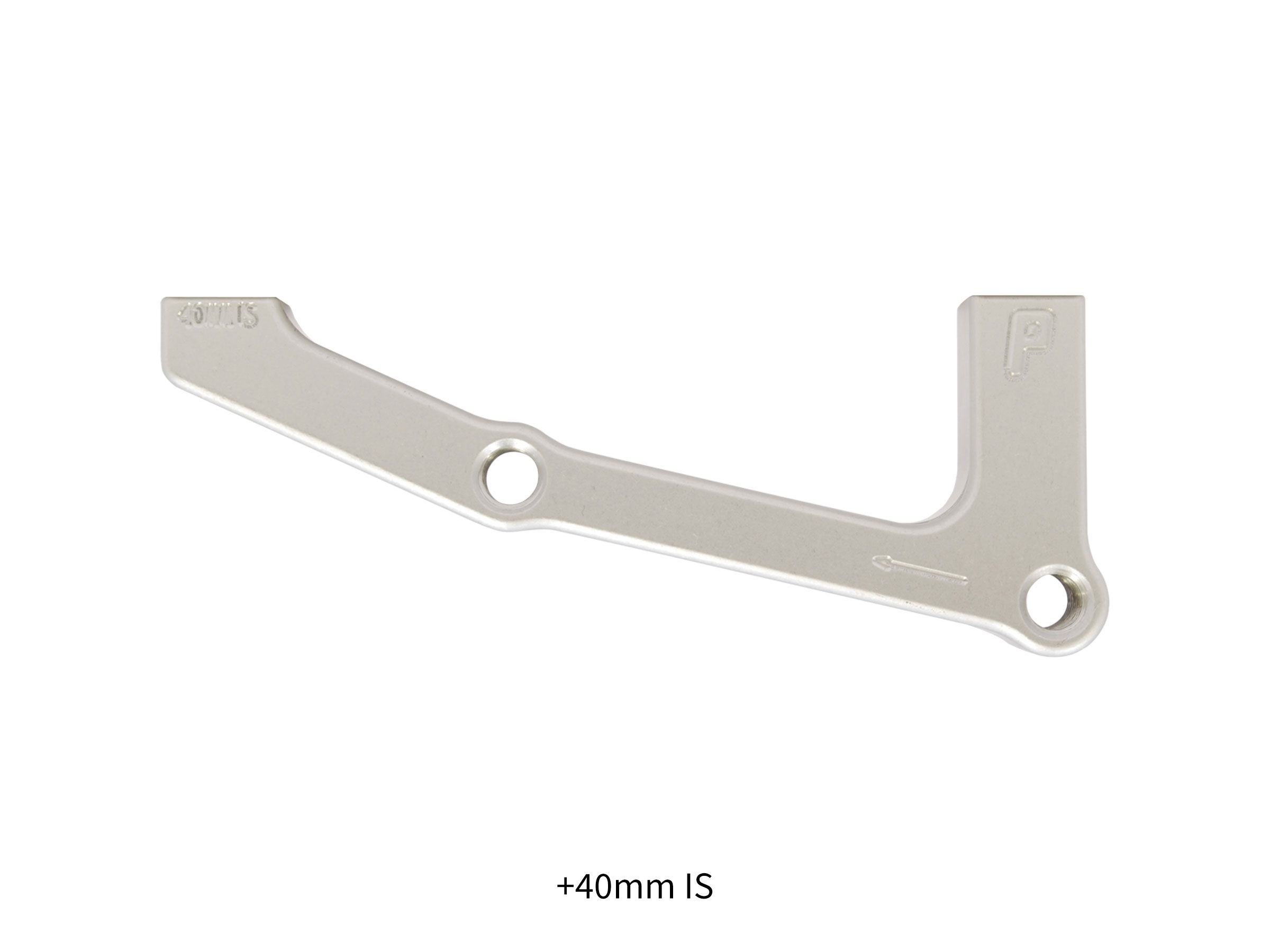 PAUL COMPONENT DISC BRAKE ADAPTER IS, 40MM, FRONT 200MM/ REAR 180MM, SILVER PAUL COMPONENT DISC BRAKE ADAPTER IS, 40MM, FRONT 200MM/ REAR 180MM, SILVER