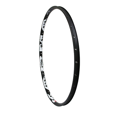 JANTE VTT 29" KARMA DISQUE NOIR 32T. DOUBLE PAROI AVEC OEILLETS PROFIL 17MM - 622X21C JANTE VTT 29" KARMA DISQUE NOIR 32T. DOUBLE PAROI AVEC OEILLETS PROFIL 17MM - 622X21C