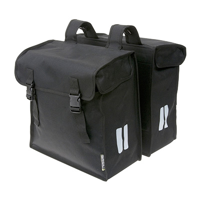 SACOCHE ARRIERE VELO DOUBLE BASIL MARA XXL 47L NOIR (45X16X36CM) SACOCHE ARRIERE VELO DOUBLE BASIL MARA XXL 47L NOIR (45X16X36CM)