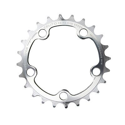 PLATEAU ROUTE 5BRA D.74 TA ZELITO 28DTS TRIPLE INTERIEUR ARGENT ALU 7075 TYPE SHIMANO 9-10V. PLATEAU ROUTE 5BRA D.74 TA ZELITO 28DTS TRIPLE INTERIEUR ARGENT ALU 7075 TYPE SHIMANO 9-10V.