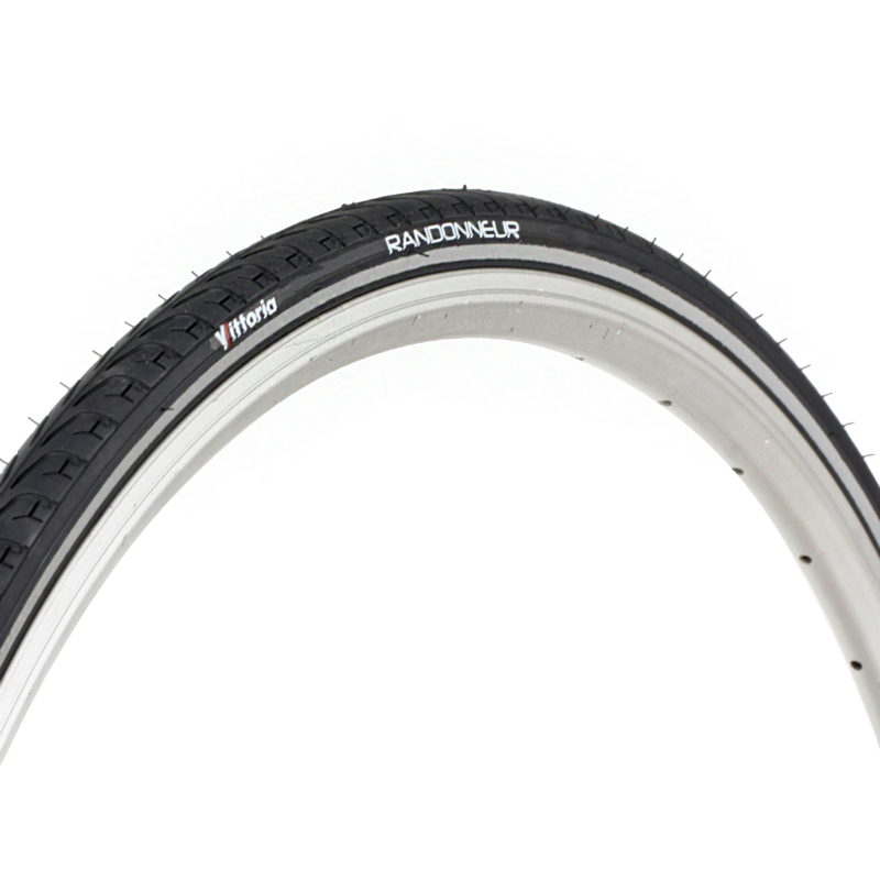 PNEU VTT URBAIN 26 X 1.75 VITTORIA RANDONNEUR NOIR TR (47-559) FLANC REFLEX PNEU VTT URBAIN 26 X 1.75 VITTORIA RANDONNEUR NOIR TR (47-559) FLANC REFLEX