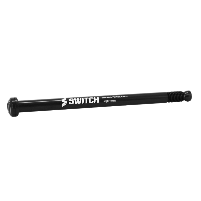 AXE TRAVERSANT - BLOCAGE ROUE BOOST ARRIERE SWITCH FILETAGE M12X1.75MM POUR 12X148 NOIR (180MM HORS BUTEE DONT FILETAGE 20MM - AVEC CLE CHC POUR DEMONTAGE) AXE TRAVERSANT - BLOCAGE ROUE BOOST ARRIERE SWITCH FILETAGE M12X1.75MM POUR 12X148 NOIR (180MM HORS BUTEE DONT FILETAGE 20MM - AVEC CLE CHC POUR DEMONTAGE)