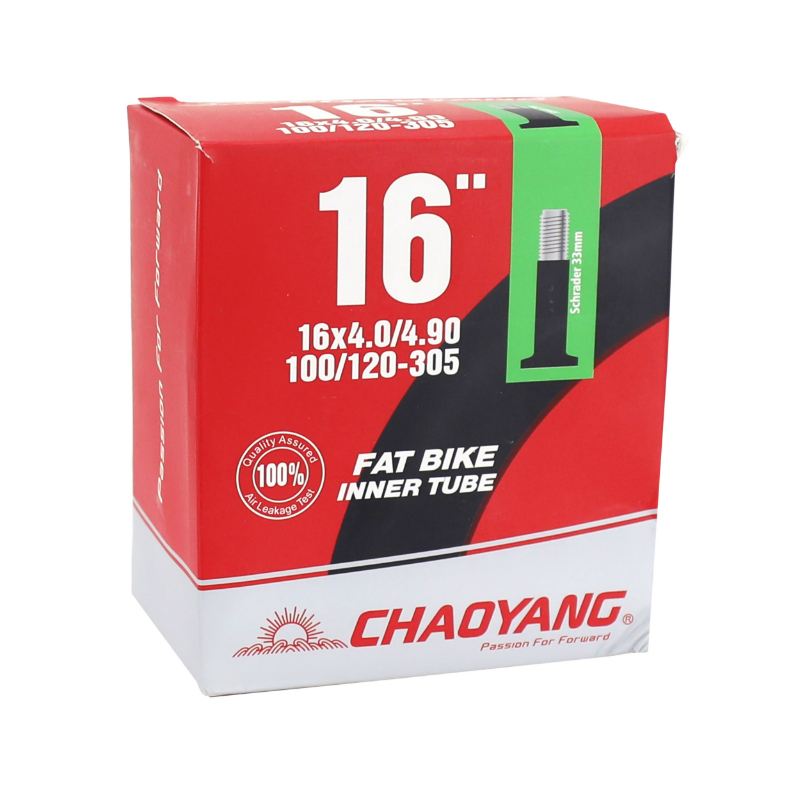 CHAMBRE A AIR VELO 16 X 4.00-4.90 CHAOYANG VALVE STANDARD 33MM CHAMBRE A AIR VELO 16 X 4.00-4.90 CHAOYANG VALVE STANDARD 33MM