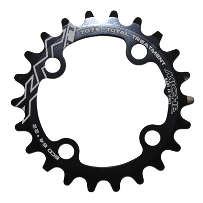 PLATEAU VTT 4BRA D.64 MICHE 22DTS INTERIEUR TRIPLE-DOUBLE NOIR PLATEAU VTT 4BRA D.64 MICHE 22DTS INTERIEUR TRIPLE-DOUBLE NOIR