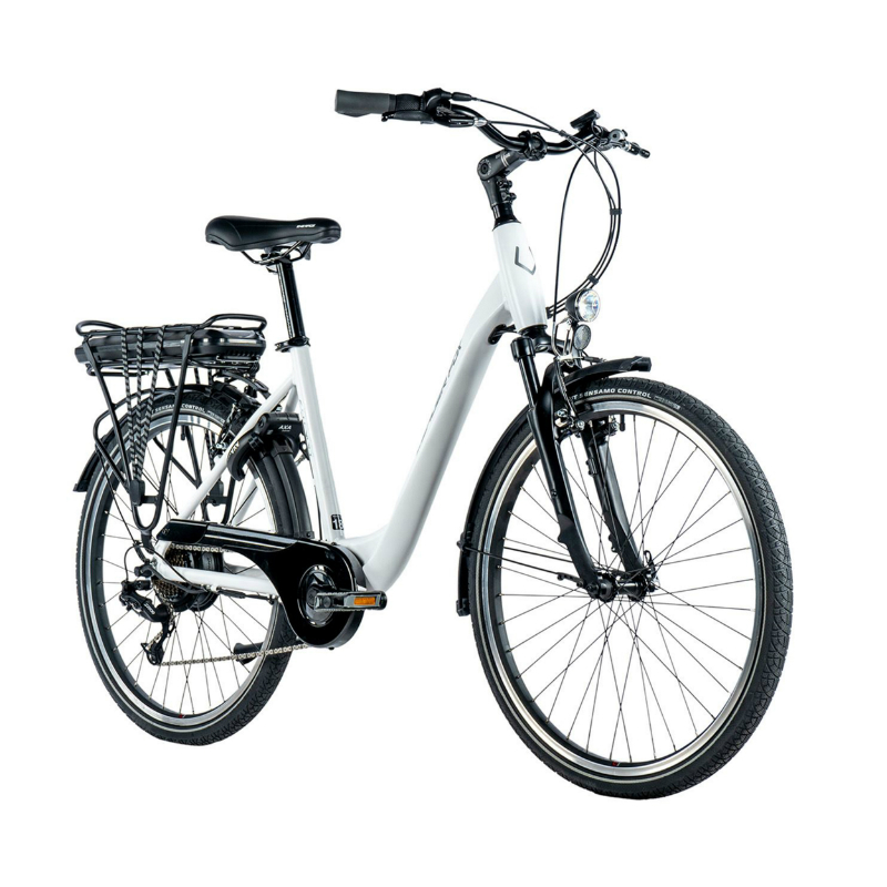 VELO ELECTRIQUE-VAE CITY 26 LEADER FOX LATONA MIXTE BLANC 7V MOTEUR ROUE AR BAFANG 36V 45NM BATTERIE 15AH (16,5'' - H43CM - TAILLE S - POUR ADULTE DE 158CM à 168CM) VELO ELECTRIQUE-VAE CITY 26 LEADER FOX LATONA MIXTE BLANC 7V MOTEUR ROUE AR BAFANG 36V 45NM BATTERIE 15AH (16,5'' - H43CM - TAILLE S - POUR ADULTE DE 158CM à 168CM)