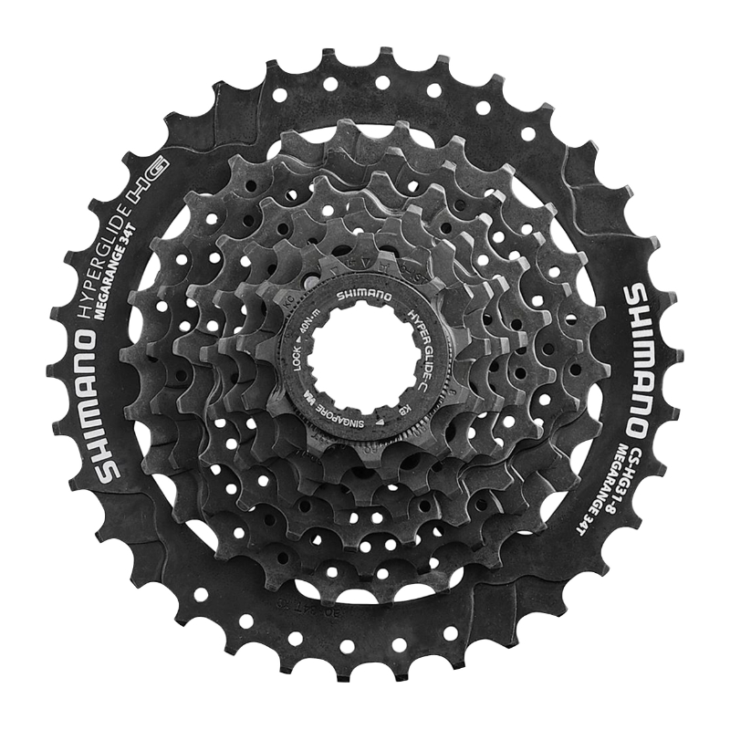CASSETTE 8V. SHIMANO ACERA HG31 11-34 MEGARANGE (11-13-15-17-20-23-26-34) (MONTAGE ATELIER) CASSETTE 8V. SHIMANO ACERA HG31 11-34 MEGARANGE (11-13-15-17-20-23-26-34) (MONTAGE ATELIER)