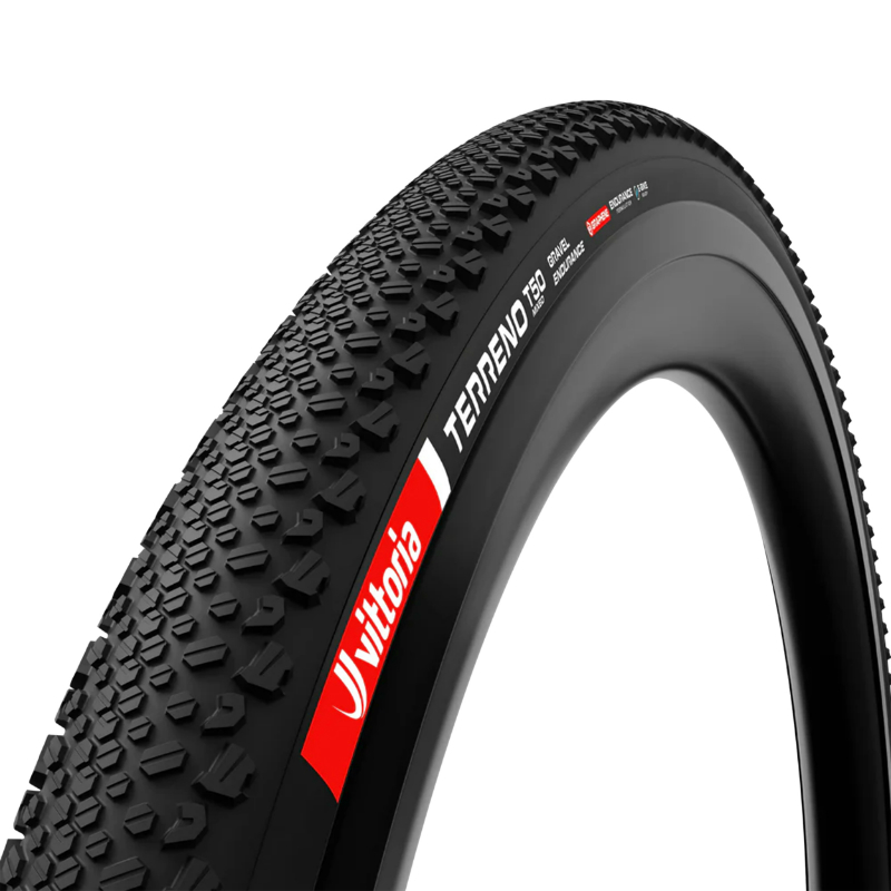 PNEU GRAVEL 700 X 40 VITTORIA TERRENO T50 MIXED ENDURANCE GRAPHENE 2.0 NOIR TUBELESS READY TS (40-622) PNEU GRAVEL 700 X 40 VITTORIA TERRENO T50 MIXED ENDURANCE GRAPHENE 2.0 NOIR TUBELESS READY TS (40-622)