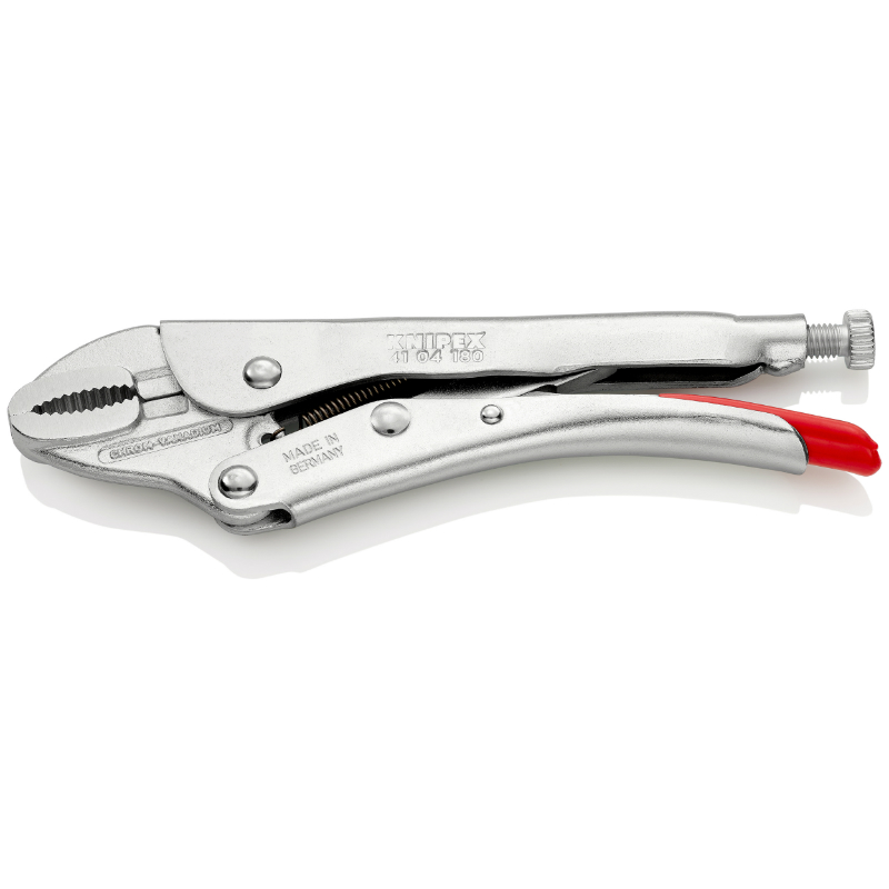 PINCE A ETAU UNIVERSELLE PRO KNIPEX 180MM ZINGUEE AVEC VIS DE REGLAGE (41 04 180) -MADE IN GERMANY- PINCE A ETAU UNIVERSELLE PRO KNIPEX 180MM ZINGUEE AVEC VIS DE REGLAGE (41 04 180) -MADE IN GERMANY-