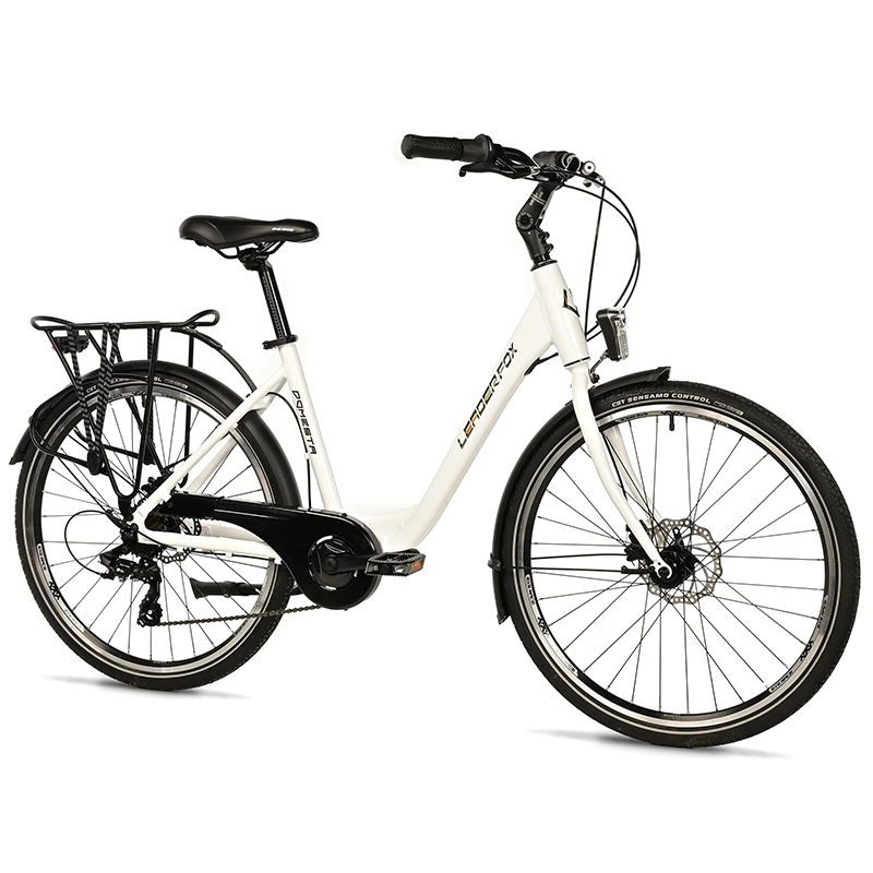 VELO MUSCULAIRE CITY BIKE 26 LEADER FOX DOMESTA 2025 FEMME BLANC 7V CADRE ALU 17 POUCES (TAILLE ADULTE 165 à 173 CM) VELO MUSCULAIRE CITY BIKE 26 LEADER FOX DOMESTA 2025 FEMME BLANC 7V CADRE ALU 17 POUCES (TAILLE ADULTE 165 à 173 CM)