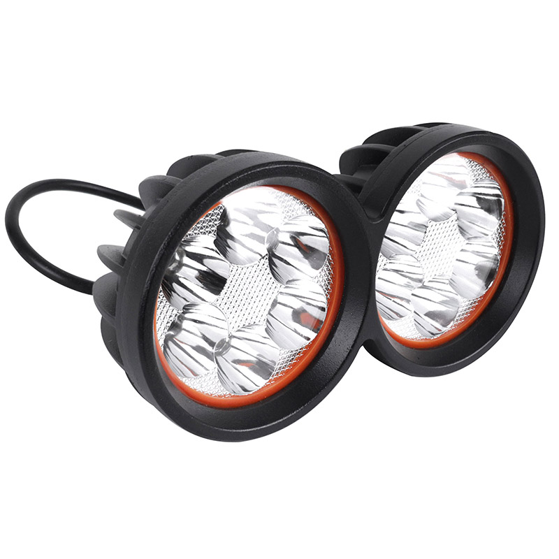 ECLAIRAGE-PHARE A LED POUR TROTTINETTE DOUBLE FOYER ORIENTABLE A CABLE 12-72V (AVEC FIXATION) -SELECTION P2R- ECLAIRAGE-PHARE A LED POUR TROTTINETTE DOUBLE FOYER ORIENTABLE A CABLE 12-72V (AVEC FIXATION) -SELECTION P2R-