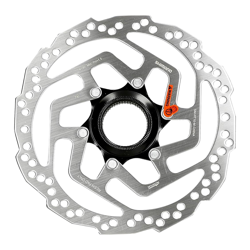 DISQUE DE FREIN VTT CENTERLOCK SHIMANO RT10 ACERA 180MM POUR PLAQUETTE RESINE AVEC CONTRE ECROU DISQUE DE FREIN VTT CENTERLOCK SHIMANO RT10 ACERA 180MM POUR PLAQUETTE RESINE AVEC CONTRE ECROU