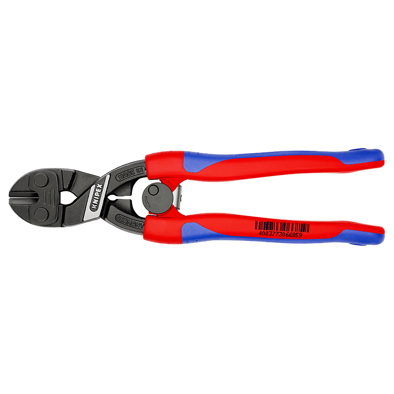 PINCE COUPE BOULON PRO KNIPEX COMPACT COBOLT 200MM NOIR ANTIROUILLE POUR EPAISSEUR MATERIAU DE 3,6 A 6,0MM AVEC POIGNEE ERGONOMIQUE ET RESSORT (71 12 200) -MADE IN GERMANY- PINCE COUPE BOULON PRO KNIPEX COMPACT COBOLT 200MM NOIR ANTIROUILLE POUR EPAISSEUR MATERIAU DE 3,6 A 6,0MM AVEC POIGNEE ERGONOMIQUE ET RESSORT (71 12 200) -MADE IN GERMANY-