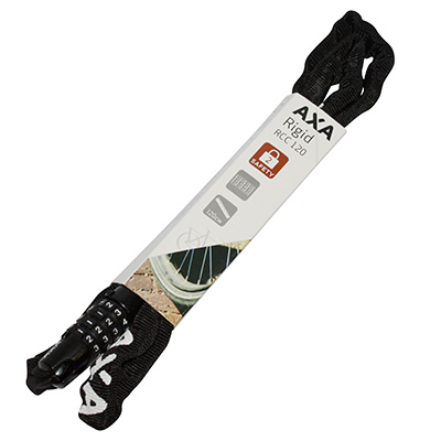 ANTIVOL VELO CHAINE A COMBINAISON AXA RIGID CODE DIAM 3.5MM L1.20M NOIR - SECURITE NIVEAU 3-15 ANTIVOL VELO CHAINE A COMBINAISON AXA RIGID CODE DIAM 3.5MM L1.20M NOIR - SECURITE NIVEAU 3-15