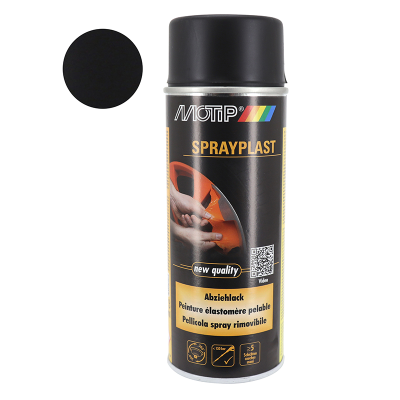 BOMBE DE PEINTURE MOTIP SPRAYPLAST NOIR MAT AEROSOL 400 ML (396519) BOMBE DE PEINTURE MOTIP SPRAYPLAST NOIR MAT AEROSOL 400 ML (396519)