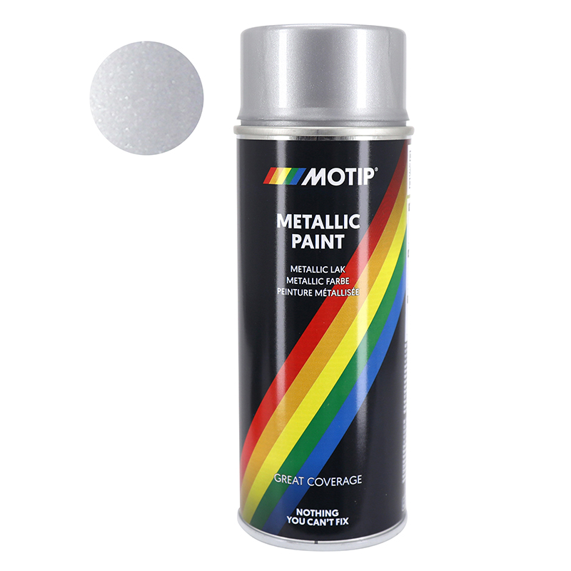 BOMBE DE PEINTURE MOTIP PRO METAL ARGENT AEROSOL 400ML (04046) BOMBE DE PEINTURE MOTIP PRO METAL ARGENT AEROSOL 400ML (04046)