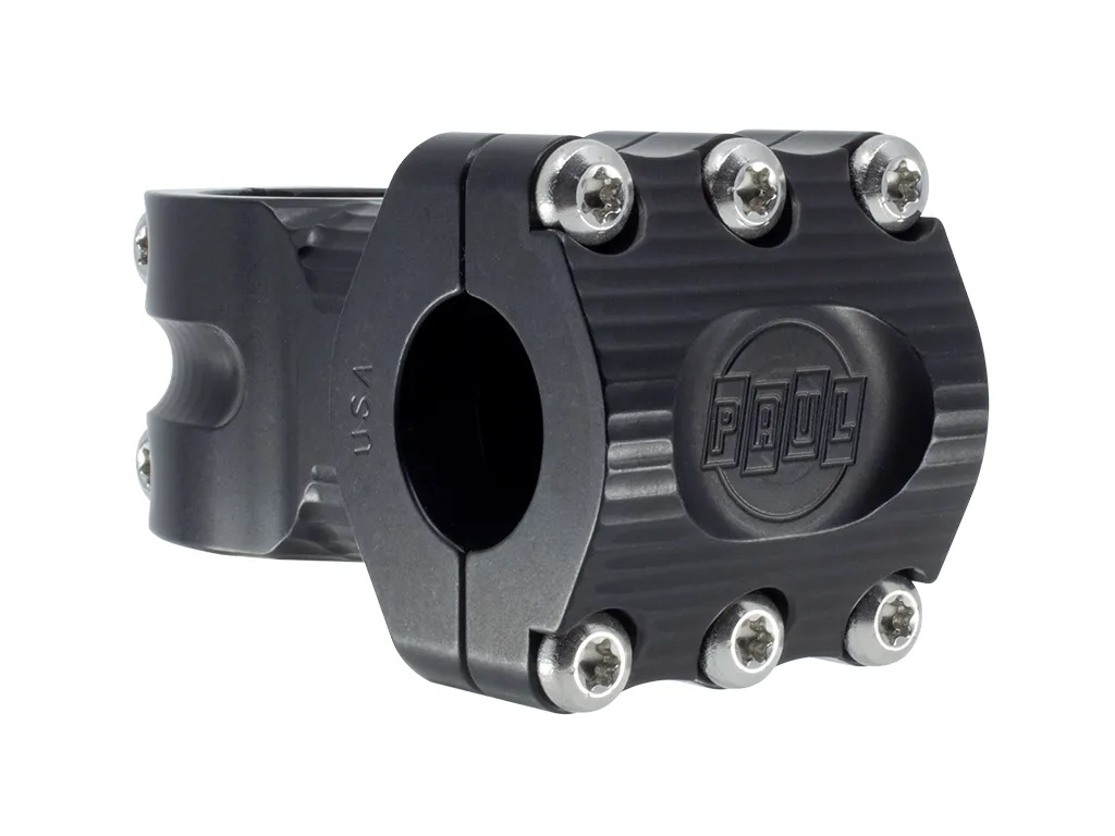 PAUL COMPONENT BOXCAR STEM, 22.2MM, 35MM, 0°, BLACK PAUL COMPONENT BOXCAR STEM, 22.2MM, 35MM, 0°, BLACK
