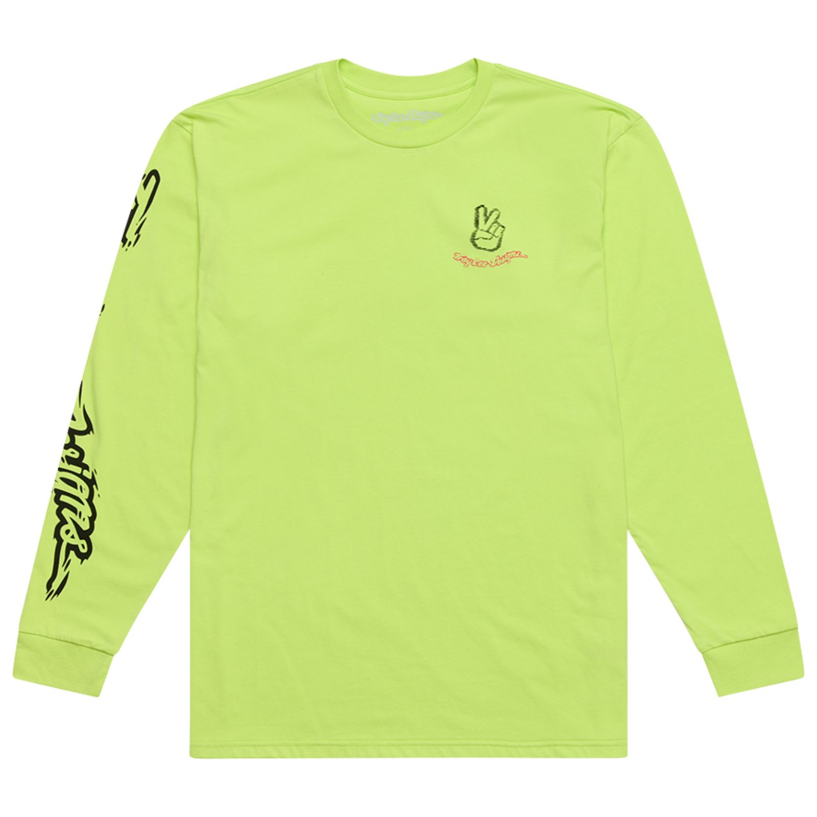 TROY LEE DESIGNS LONGSLEEVE, PEACE OUT, GLO YELLOW, M, M TROY LEE DESIGNS LONGSLEEVE, PEACE OUT, GLO YELLOW, M, M