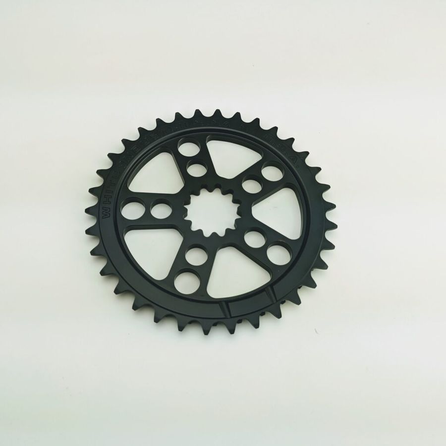 WHITE INDUSTRIES ENO17 DOUBLE DIRECT MOUNT SINGLESPEED CHAINRING, 34/31 T., BLACK WHITE INDUSTRIES ENO17 DOUBLE DIRECT MOUNT SINGLESPEED CHAINRING, 34/31 T., BLACK