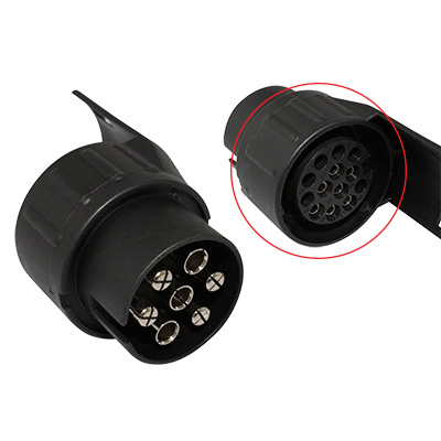 PRISE ADAPTATEUR POUR PASSER DE 13 BROCHES A 7 BROCHES POUR PORTE VELO PERUZZO PRISE ADAPTATEUR POUR PASSER DE 13 BROCHES A 7 BROCHES POUR PORTE VELO PERUZZO