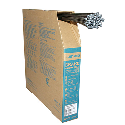 CABLE DE FREIN SHIMANO ROUTE ACIER 1,6MM 2,05M (VENDU PAR BOITE DE 100) CABLE DE FREIN SHIMANO ROUTE ACIER 1,6MM 2,05M (VENDU PAR BOITE DE 100)
