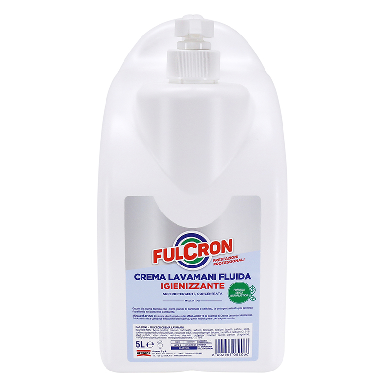 SAVON-NETTOYANT MAINS AREXONS FULCRON CREME BLANCHE GRANULEUX-MICROBILLES AVEC POMPE (5 L) SAVON-NETTOYANT MAINS AREXONS FULCRON CREME BLANCHE GRANULEUX-MICROBILLES AVEC POMPE (5 L)