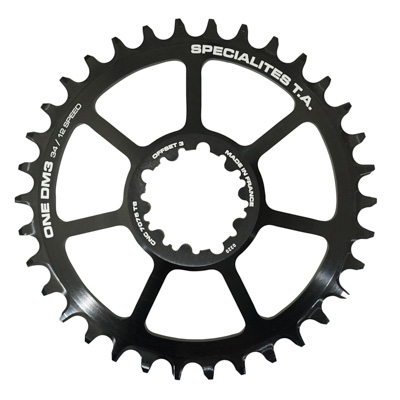 PLATEAU VTT DIRECT MOUNT POUR SRAM GX - XX1 - X01 TA DM3 34DTS 11-12V. NARROW WIDE NOIR (TRANSMISSION BOOST DEPORT 3MM) PLATEAU VTT DIRECT MOUNT POUR SRAM GX - XX1 - X01 TA DM3 34DTS 11-12V. NARROW WIDE NOIR (TRANSMISSION BOOST DEPORT 3MM)