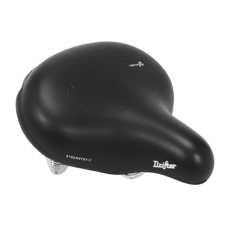 SELLE ROYAL CITY DRIFTER STRENGTEX NOIR UNISEX AVEC GEL ET DOUBLE RESSORT REVETEMENT ANTI USURE 270X245MM 1160G SELLE ROYAL CITY DRIFTER STRENGTEX NOIR UNISEX AVEC GEL ET DOUBLE RESSORT REVETEMENT ANTI USURE 270X245MM 1160G