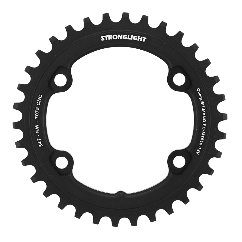 PLATEAU VTT 4BRA D.96 POUR SHIMANO SLX MT610 STRONGLIGHT 34DTS MONO 12V. NOIR PLATEAU VTT 4BRA D.96 POUR SHIMANO SLX MT610 STRONGLIGHT 34DTS MONO 12V. NOIR